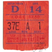 New York 7-27-73 ticket