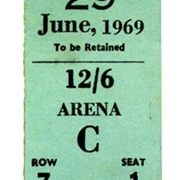 Royal Albert Hall 6.29.69 ticket