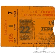 San Antonio 1973 ticket
