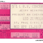 St. Paul '77 ticket