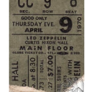 Tampa 1970 ticket