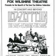 Song Remains the Same - LA Premiere 10-21-76 Ad