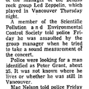 Vancouver 1971 press (Peter Grant)