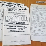 Knebworth 1979 flyer / handout