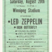 Winnipeg Man-Pop Festival 1970 - flyer / handbill
