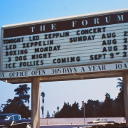 Los Angeles Forum 1971 Marquee