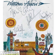 Vancouver 8/18/71 - Led Zeppelin Autographed Air Canada Folder