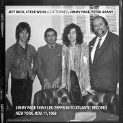 Jeff Beck - Steve Weiss - Jimmy Page - Peter Grant 11-11-68 (NY)