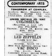Manchester 3-19-71 (Sold Out ad)