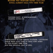 Master VHS Preview Tapes - Royal Albert Hall 1970 16mm