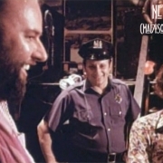 NY (MSG) 1973 - Peter Grant & Eddie Kramer backstage, pre-show