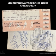 Chicago 1977 - Autographed Ticket