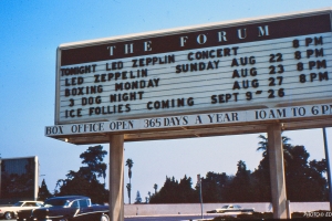 Los Angeles Forum 1971 Marquee