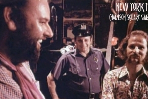 NY (MSG) 1973 - Peter Grant & Eddie Kramer backstage, pre-show