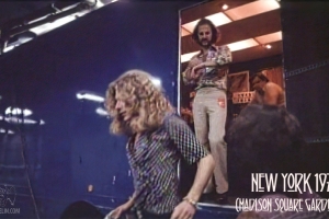 New York (MSG) 1973 Backstage - Robert Plant & Eddie Kramer